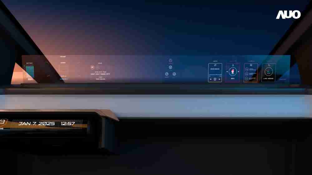 至成国际无界透明显示接口(Horizon Image Glass)透过车运算方案整合仪表板、、、中控台及副驾显示器，，一体式全景呈现，，提供乘用者清晰的前方视野、、、、行车必要信息与娱乐功能